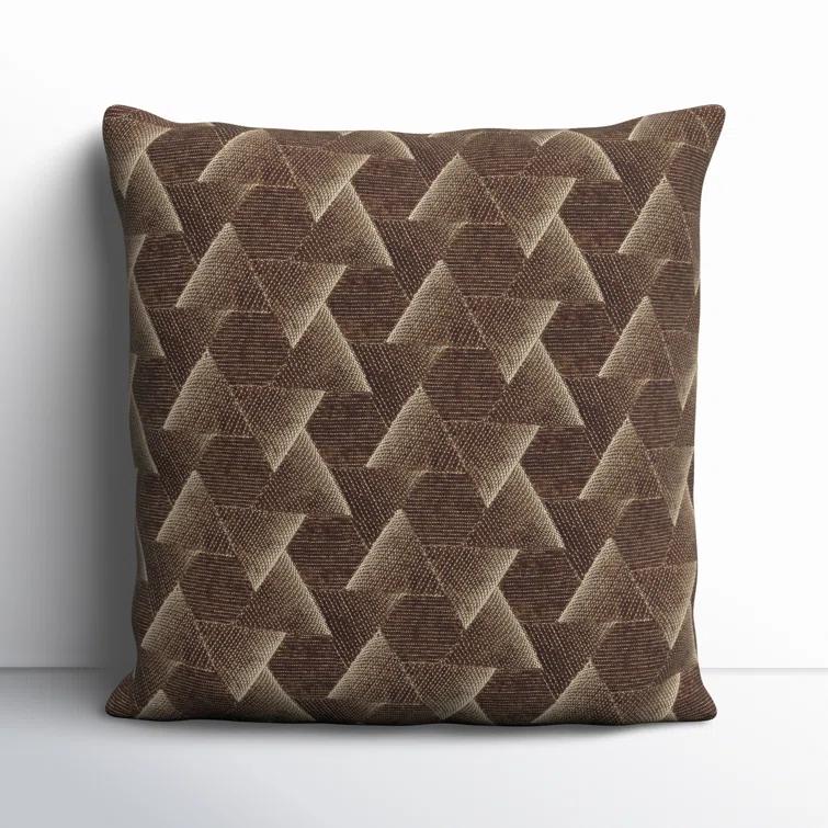 Gretchen Geometric Cotton Throw Pillow