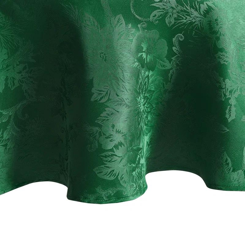 Astoria Grand Tilghman Poinsettia Floral Woven Tablecloth