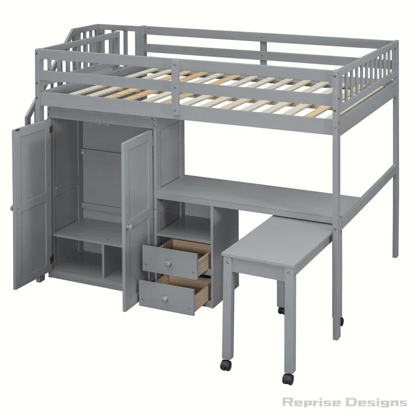 Reprise Designs Desk & Wardrobe – Space-Saving Multifunctional Loft Bed