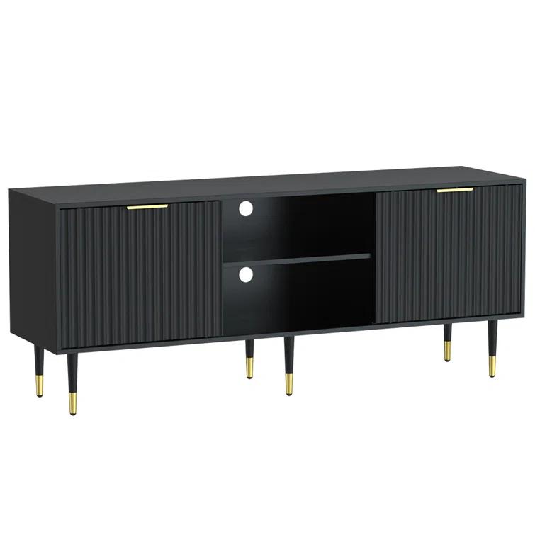 Mercer41 Modern TV Stand with Storage Cabinet  & Cable Management for TV up to 65''