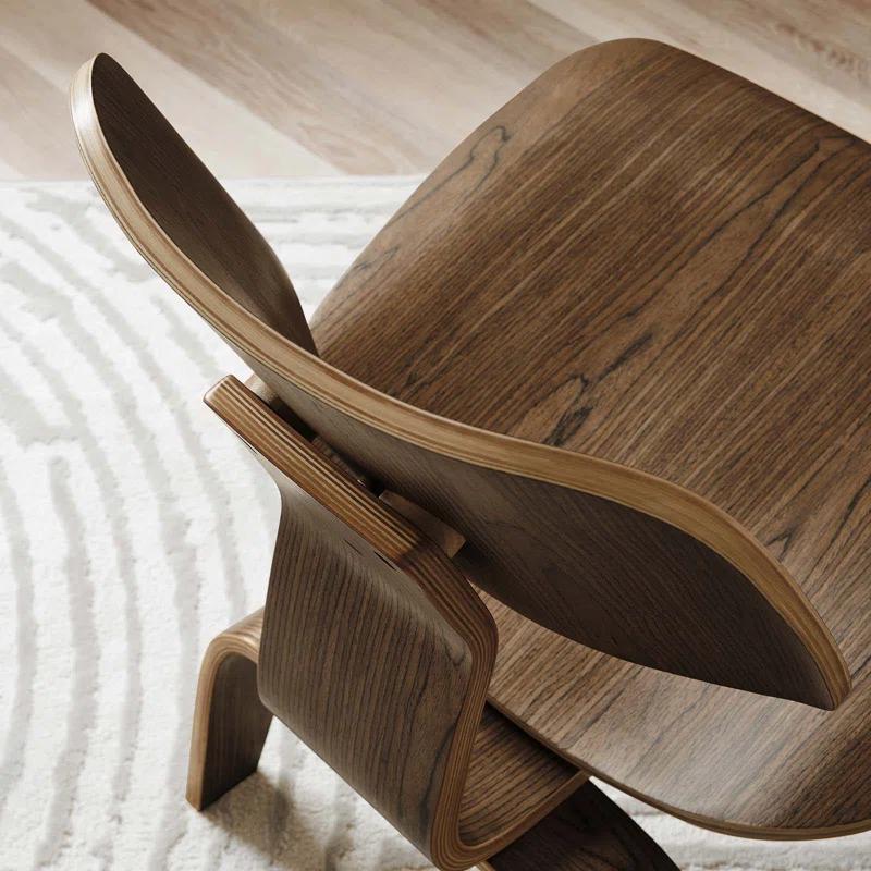 Modway Molded Walnut Plywood Lounge Chair by Modway
