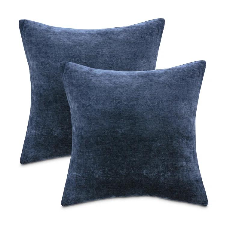 Michael Amini The Smith Feather Reversible Throw Pillow (Set of 2)