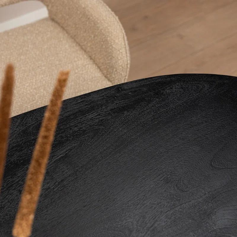 Eleonora Aron Oval Solid Wood Top Dining Table