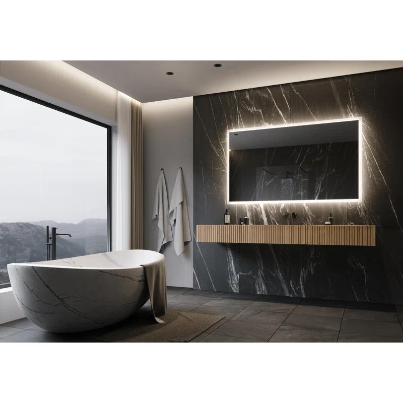 Paris Mirror Rectangle Galaxy LED Lighted Mirror Dimmable 6000K