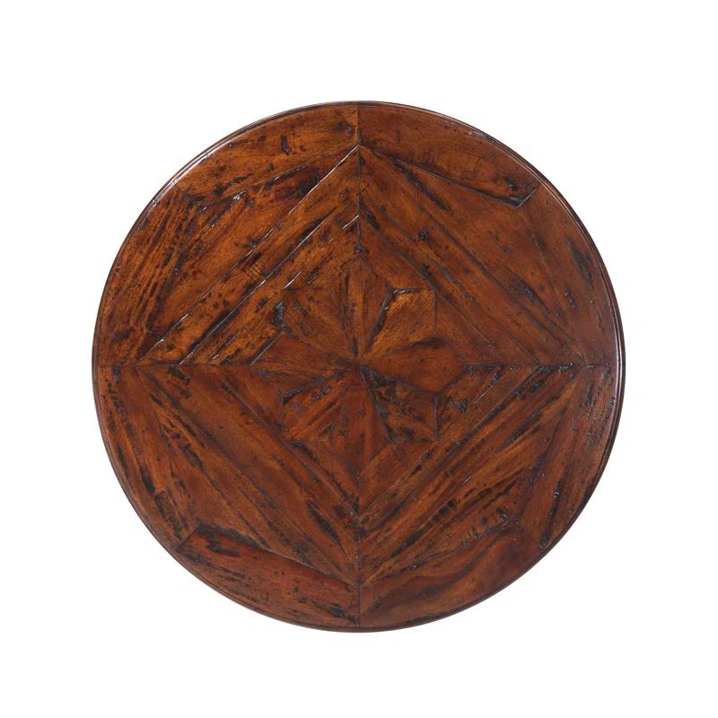 Theodore Alexander Castle Bromwich Solid Wood Top End Table