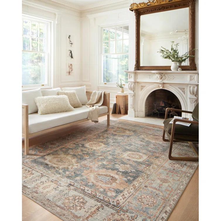 Loloi II Loloi Ocean/Spice Area Rug Feat. CloudPile