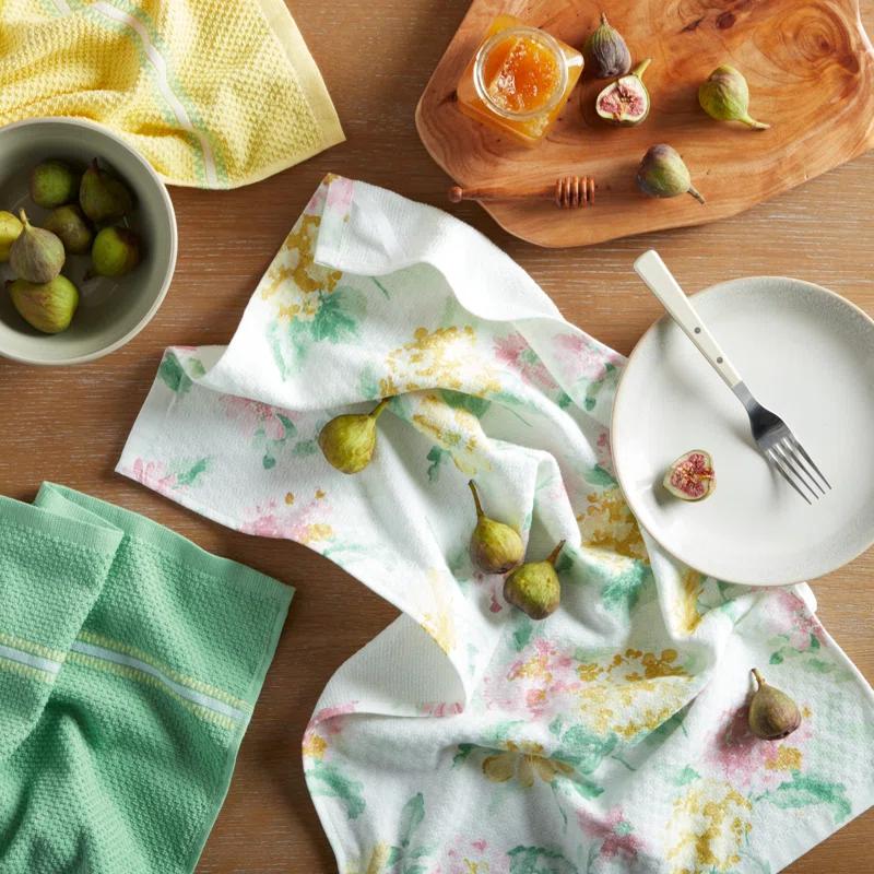 Martha Stewart Martha Stewart Amber Floral Kitchen Towel Set 4-Pack