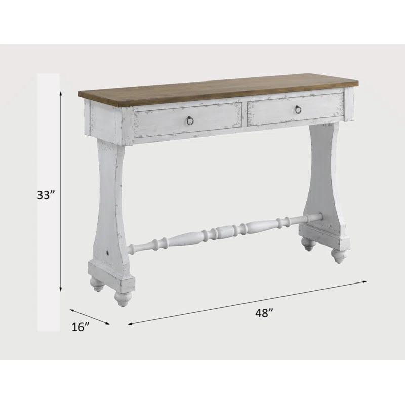 One Allium Way® Carminda console table, entryway table, foyer table with 2 drawers
