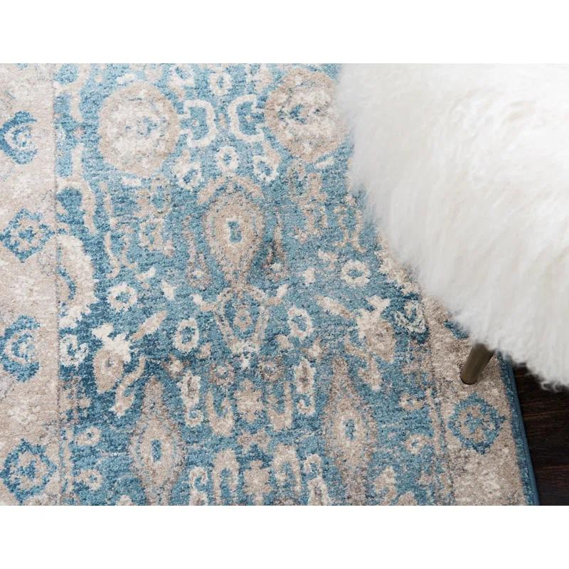 RugPal Linz Oriental Blue Area Rug