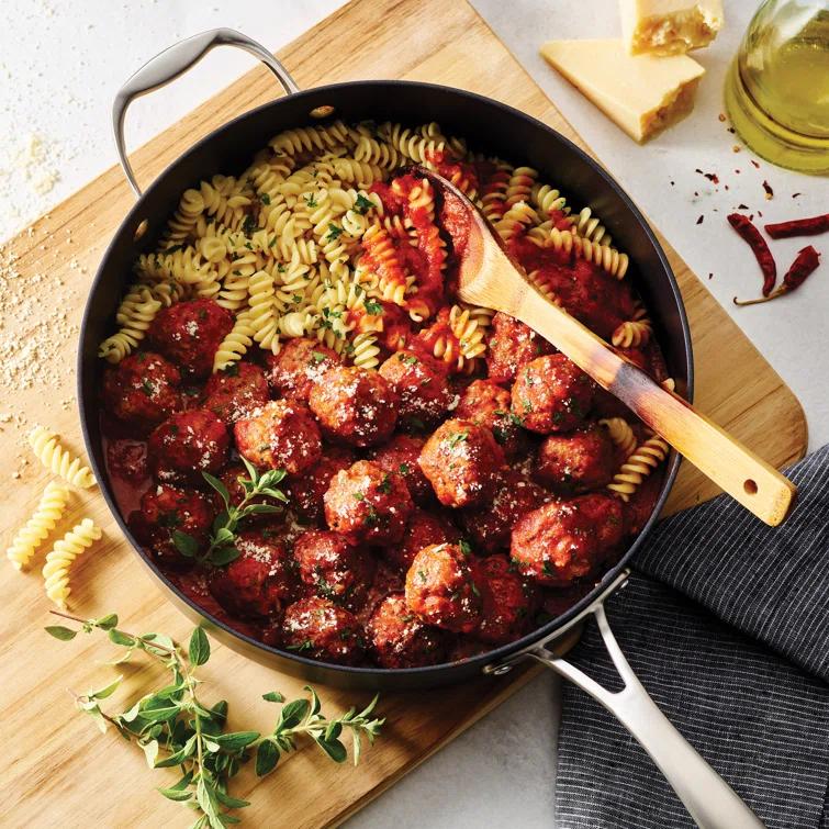 Tramontina Tramontina 5.5 Qt Hard Anodized Aluminum Covered Deep Sauté Pan