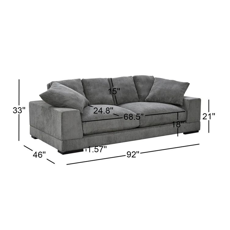 Lonsdale 92'' Upholstered Sofa