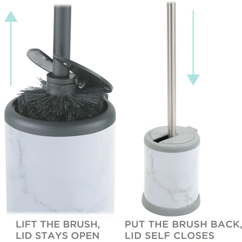 Bath Bliss Bath Bliss Metal Toilet Brush And Holder