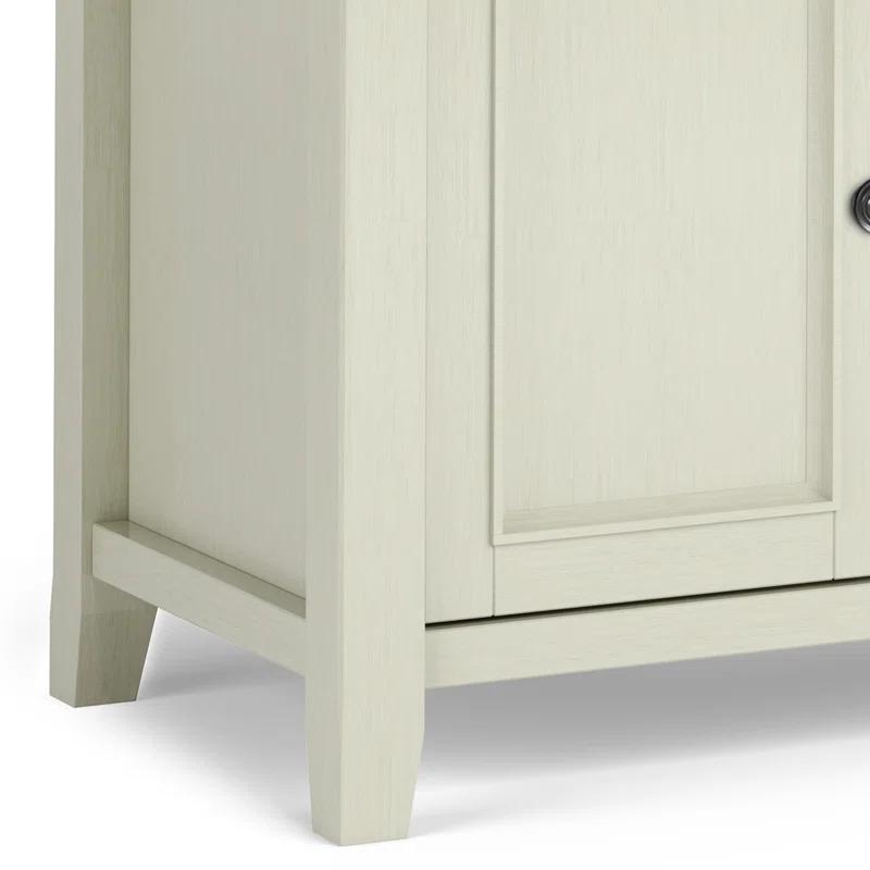 Simpli Home Amherst 54"W Solid Wood TV Stand for TVs up to 60" with Adjustable Shelves