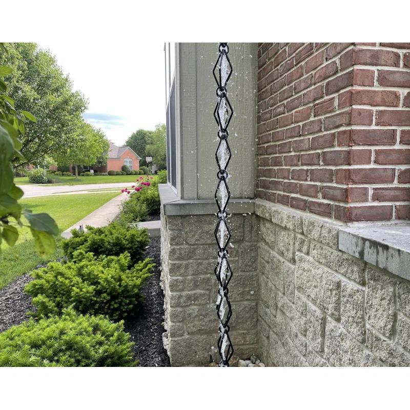 U-nitt Diamond Rain Chain 8.5 ft