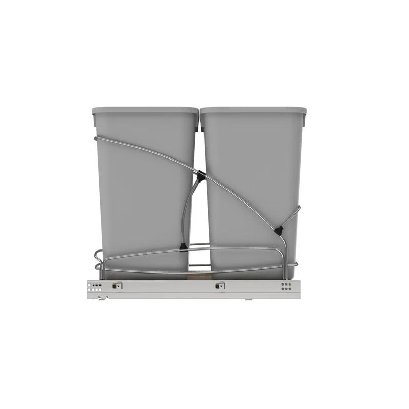 Rev-A-Shelf Rev-A-Shelf Double 27 qt. Pullout Trash Containers