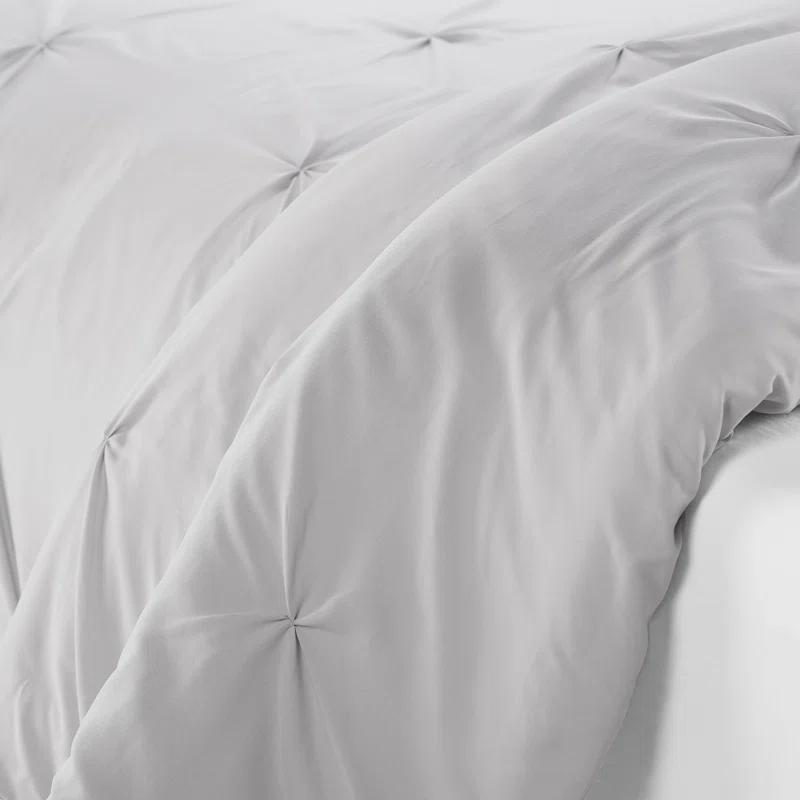 Serta Simply Clean Microfiber 3 Piece Duvet Cover Set