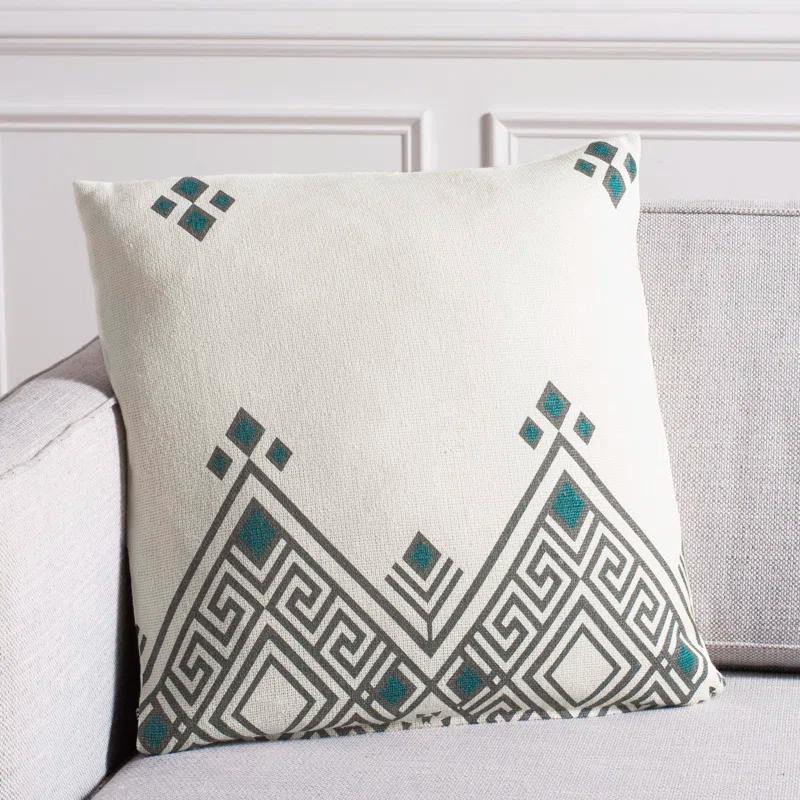Safavieh Geometric Cotton Throw Pillow