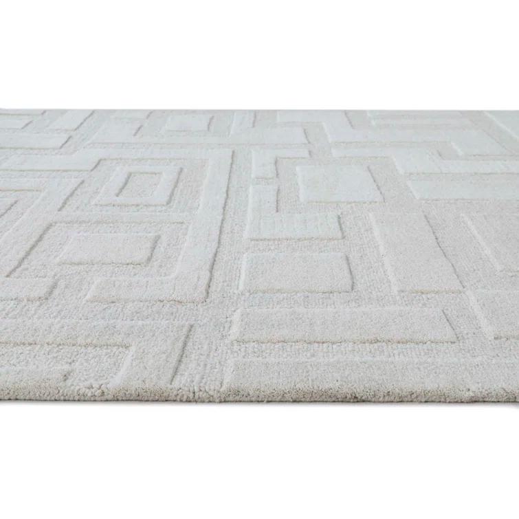 AllModern Helaine Hand Tufted Wool Indoor Rug