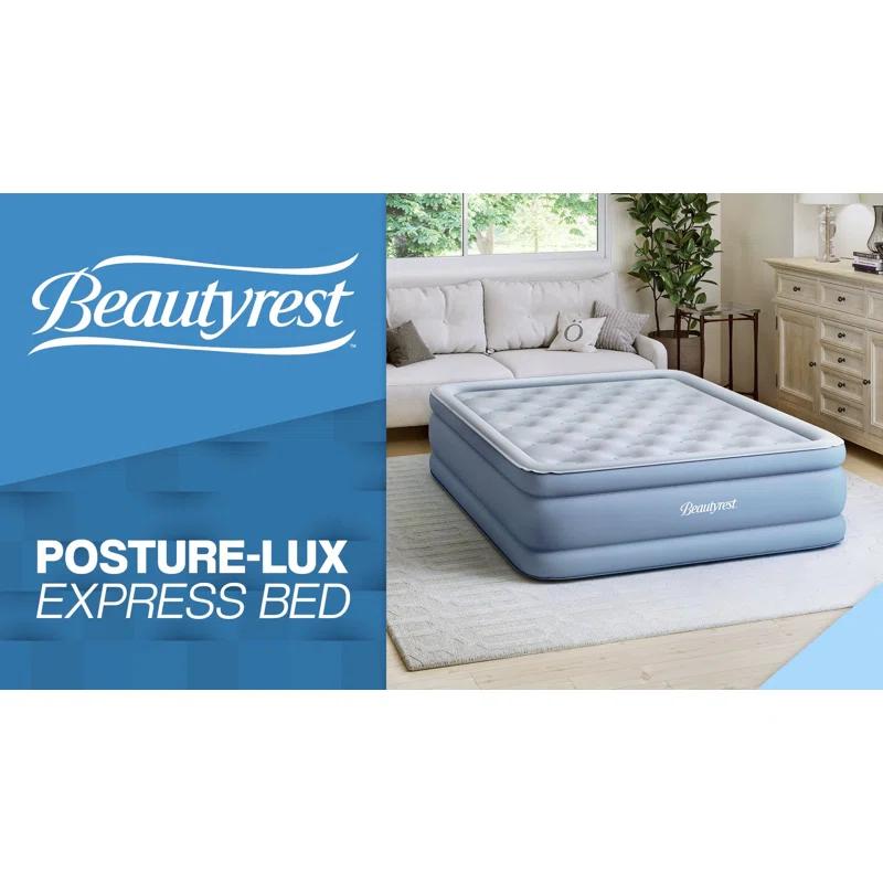 Simmons Beautyrest 15 Inch Posture Lux Size Express Bed Air Mattress & Pump, Twin