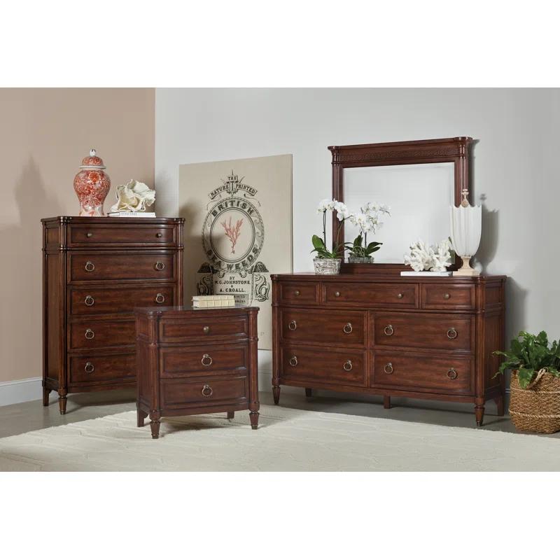 Charleston Solid + Manufactured Wood Nightstand