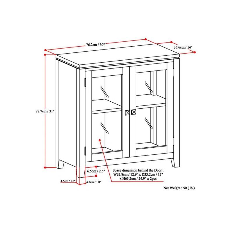 Cosmopolitan Accent Cabinet