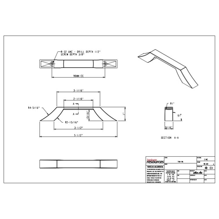 Jeffrey Alexander Royce Bar Pull