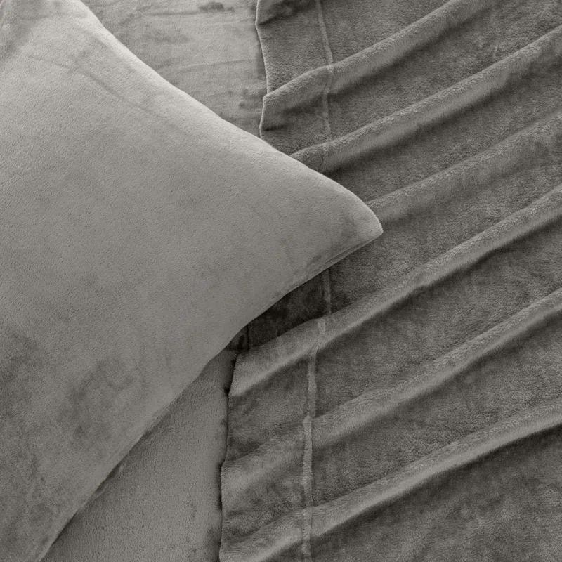 FreshFolds Ultra Soft Micro Plush Velvet Solid Sheet Sets