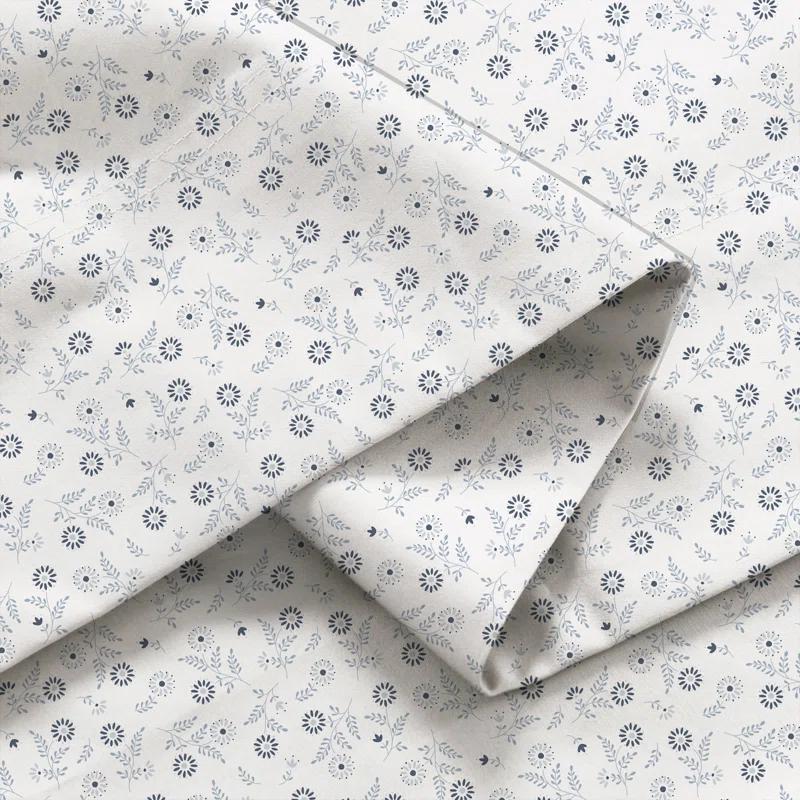 Color Sense Brushed Cotton Blend Lightweight Sheet Set
