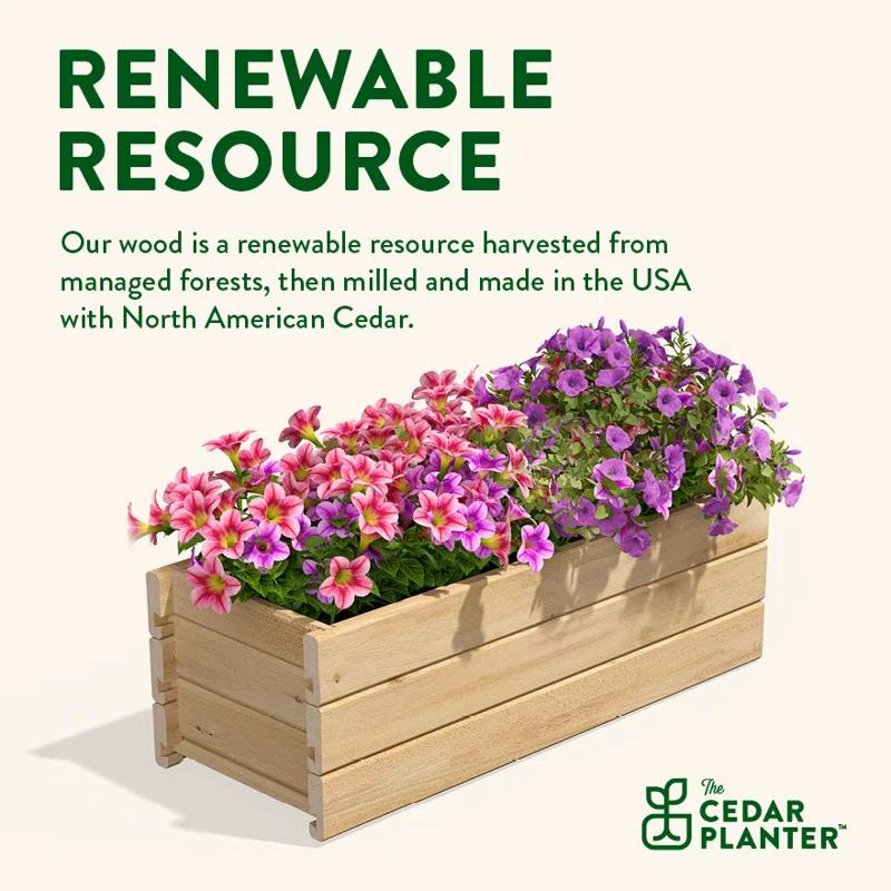 Greenes Fence Greenes Fence Cedar Wood Planter Box Wood Planter Box