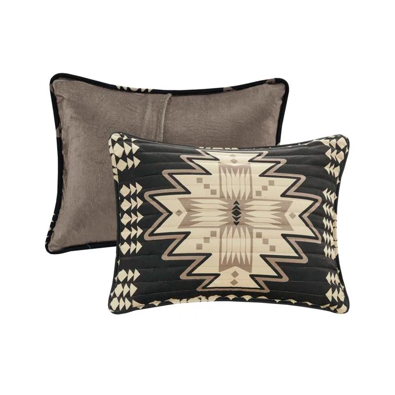 Woolrich Woolrich Sierra Oversized Print Plush Quilt Set