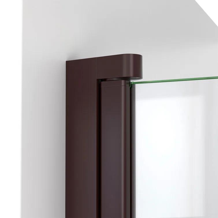 DreamLine Aqua-Q Fold 36 W X 36 D X 74.75 H Frameless Square Shower Enclosure DL-6528QC-88-06