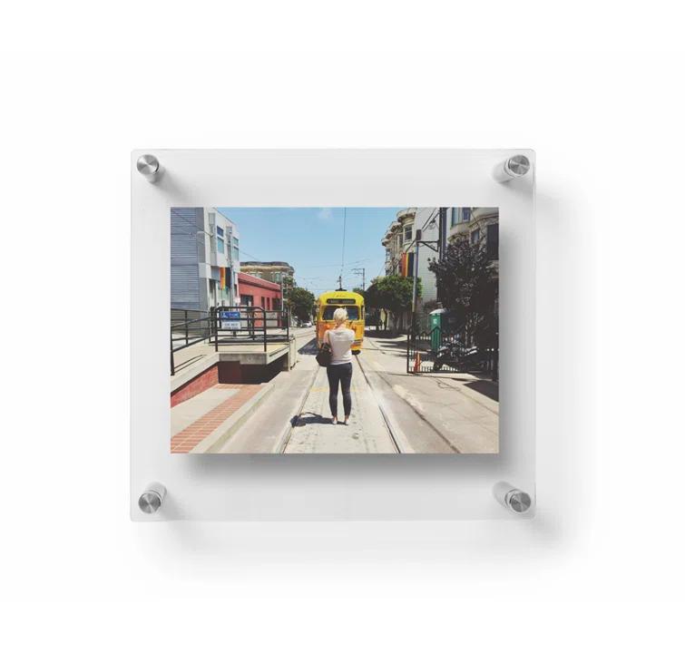 Double Panel Floating Acrylic Picture Frame