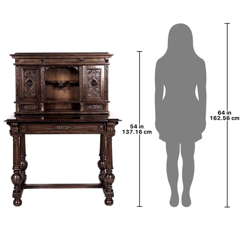 Lark Manor™ Samoset Solid Wood Base Credenza Desk
