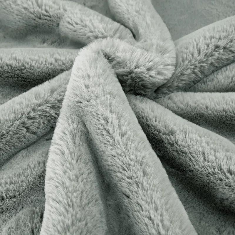 Home Soft Things Heavy Faux Fur Throw Pillow Cover (Set of 2)