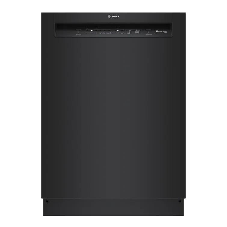 Bosch 100 Series 24" Front Control Built-In Dishwasher with Hybrid Tub SHE3AEM6N