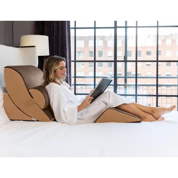 Avana Kind Bed 4-Piece Orthopedic Support Wedge Pillow Comfort System