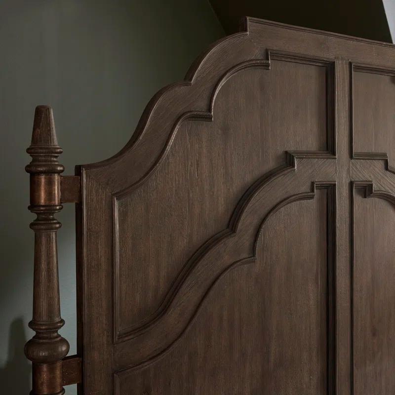 Pulaski Furniture Revival Row Scalloped Wood Panel Bed
