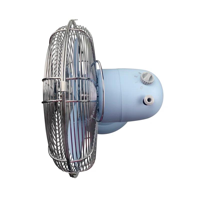 Good Housekeeping Good Housekeeping's All-Metal Retro 3-Speed 12" Oscillating Office Desk Table Fan (Multiple Finishes Available)