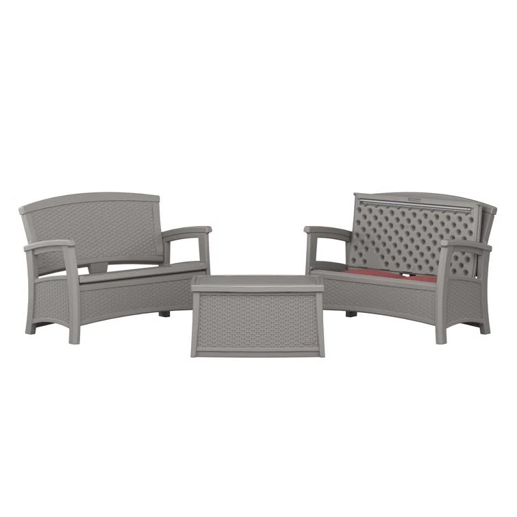 Suncast Elements 47'' Resin Outdoor Loveseat