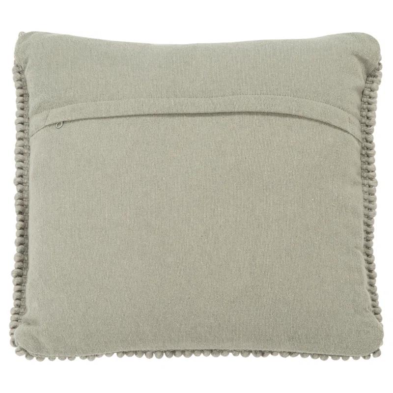 Safavieh Darvey Embroidered Wool Blend Reversible Throw Pillow