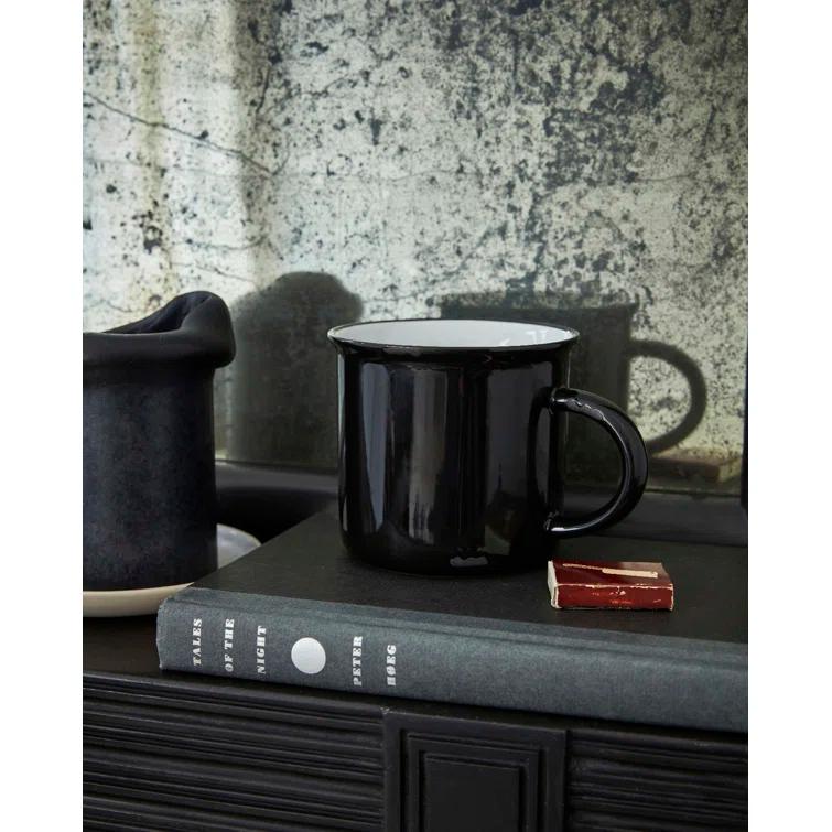 Canvas Home Tinware Stoneware Coffee Mug 16oz (Set of 4)