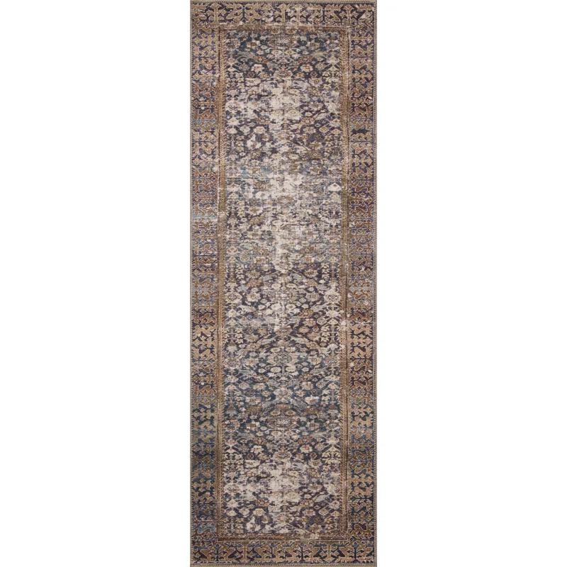 Amber Lewis x Loloi Amber Lewis x Loloi Georgie Denim / Spice Area Rug
