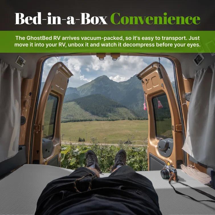 GhostBed GhostBed 10" Short Low Profile Memory Foam Mattress