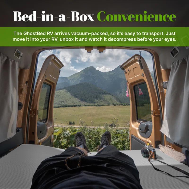 GhostBed GhostBed 10" Short Low Profile Memory Foam Mattress