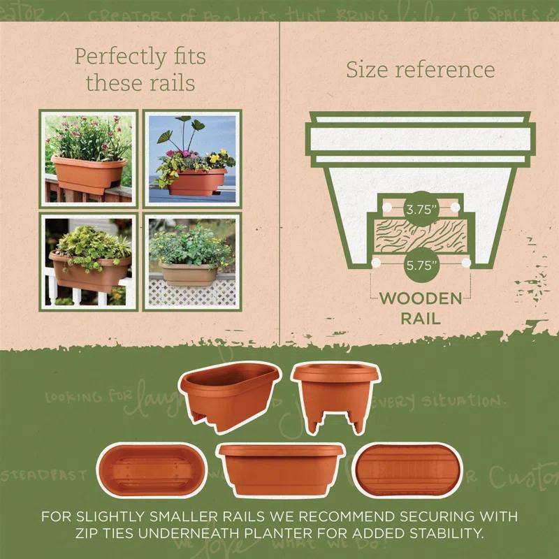 Bloem Railing Planter