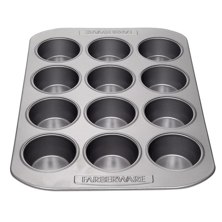 Farberware Farberware Nonstick Bakeware Muffin Cake and Lasagna Pan Set, 2-Piece