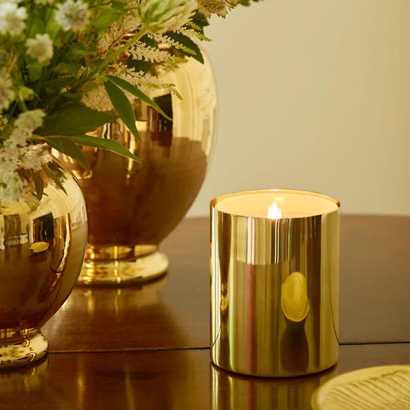 4.4'' H Brass Tabletop Votive Holder