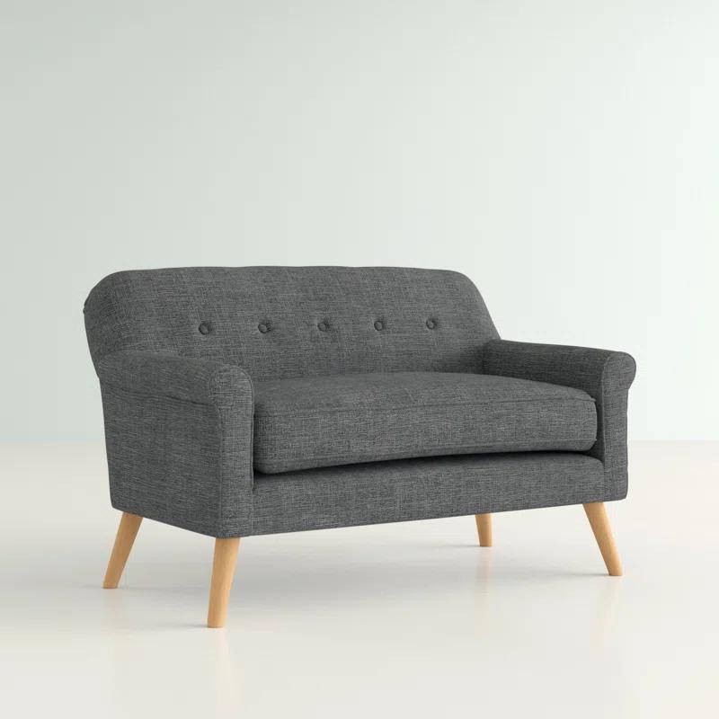 George Oliver Deby 49.75'' Upholstered Loveseat