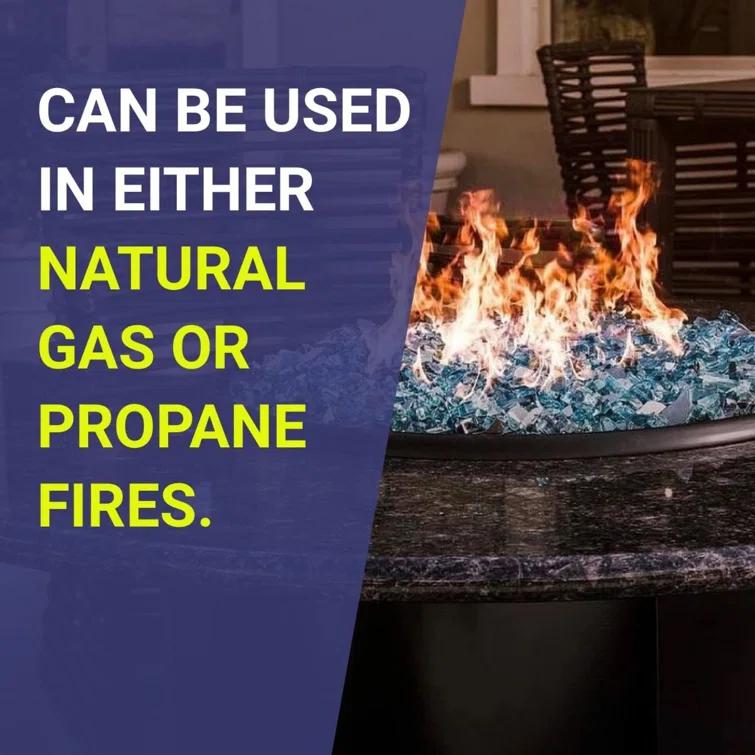 American Fireglass 1/2" Reflective Fire Pit Glass