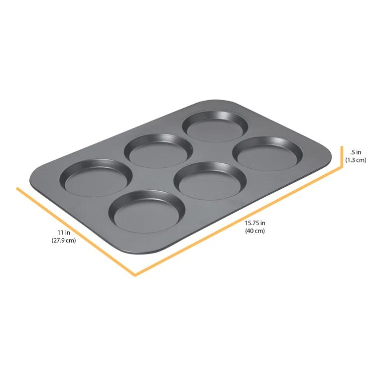 Chicago Metallic Chicago Metallic Non-Stick 6-Cup Muffin Top Pan